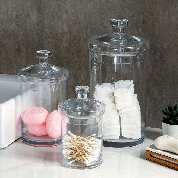 Breakwater Bay Hookstown 3 Piece Bathroom Storage Container Set Wayfair